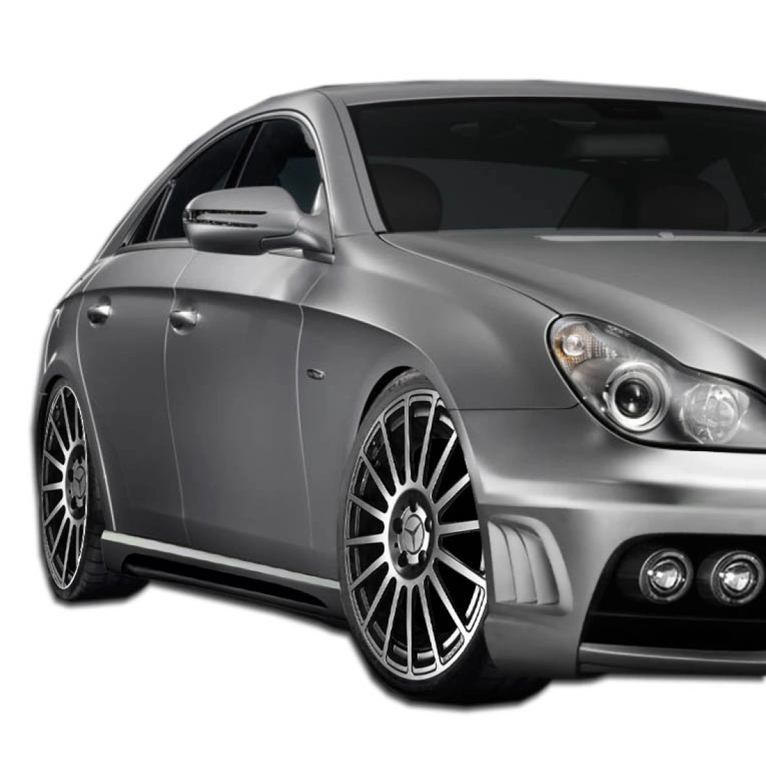 All kind of Exterior/Side Skirtsfor  Mercedes-Benz CLS-Class 2006. 1