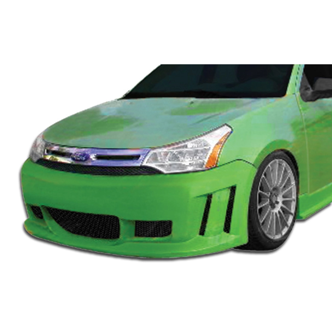 2008 2011 Ford Focus Duraflex Piranha Front Bumper 1 Piece