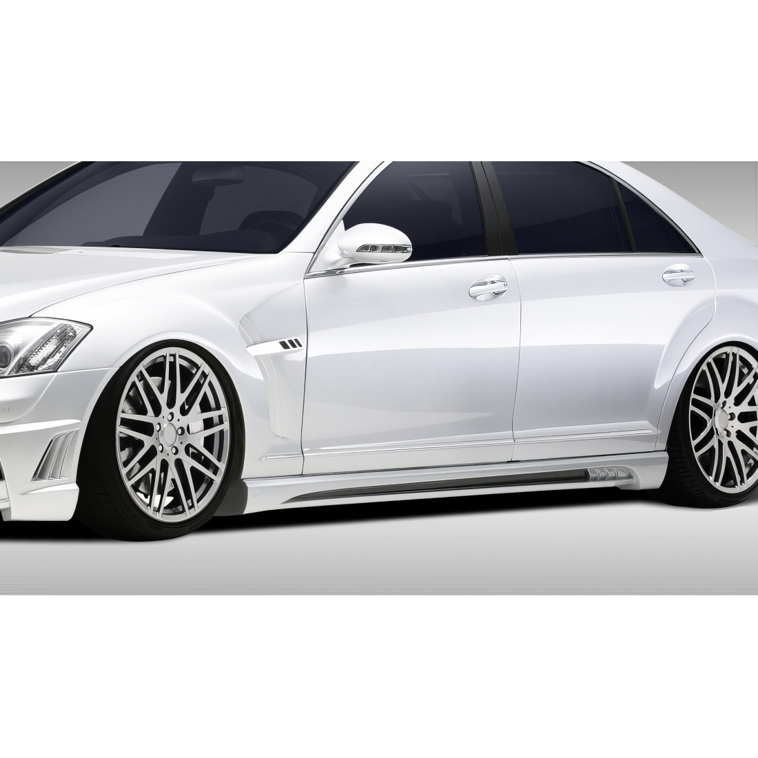 All kind of Exterior/Side Skirtsfor  Mercedes-Benz S-Class 2007. 