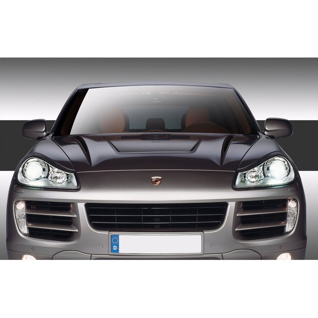 All kind of Exterior/Hoodsfor  Porsche Cayenne 2003. 