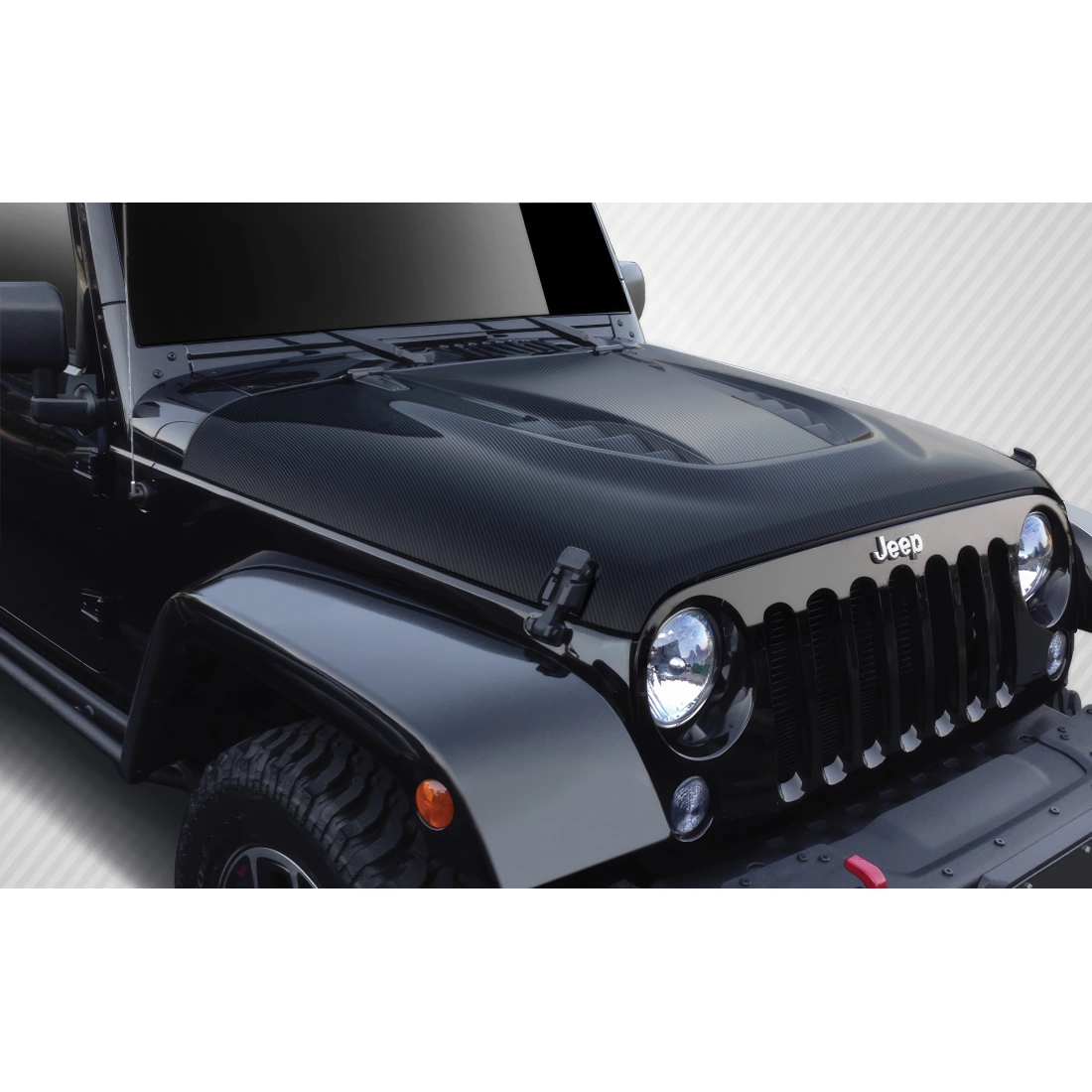 All kind of Exterior/Hoodsfor  Jeep Wrangler 2007. 1