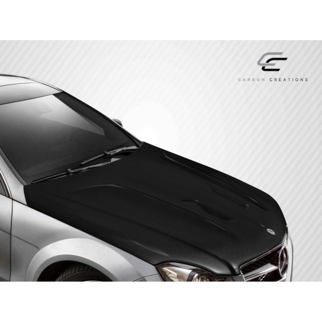 All kind of Exterior/Hoodsfor Mercedes-Benz C-Class 2012. 4