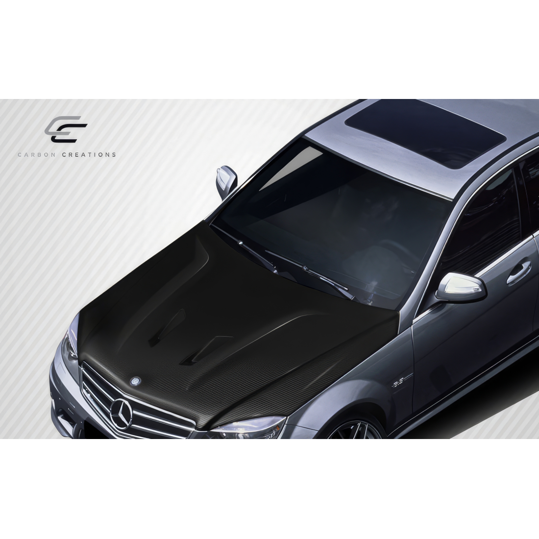 All kind of Exterior/Hoodsfor  Mercedes-Benz C300 2008. 