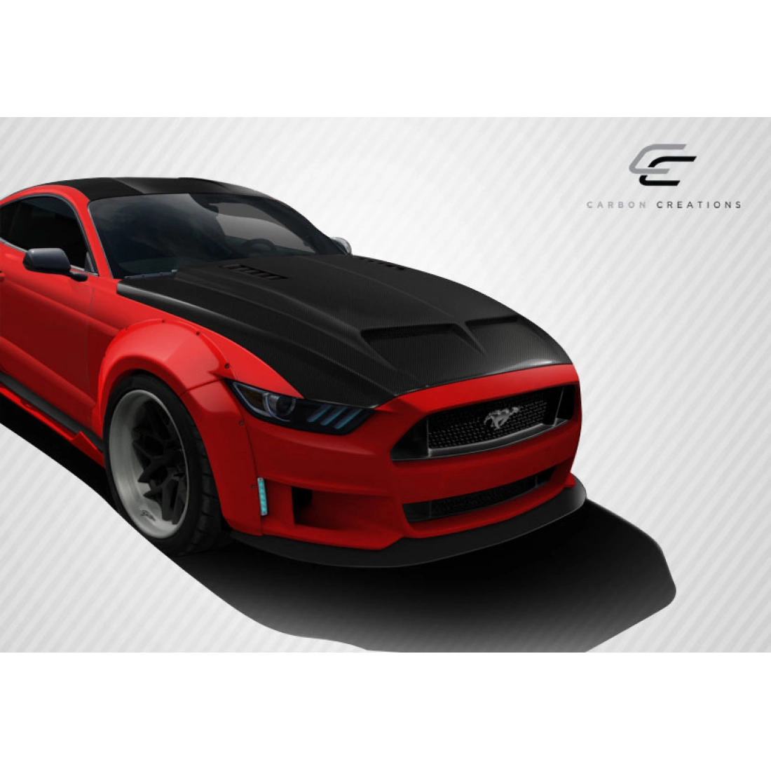 All kind of Exterior/Hoodsfor Ford Mustang 2015. 7