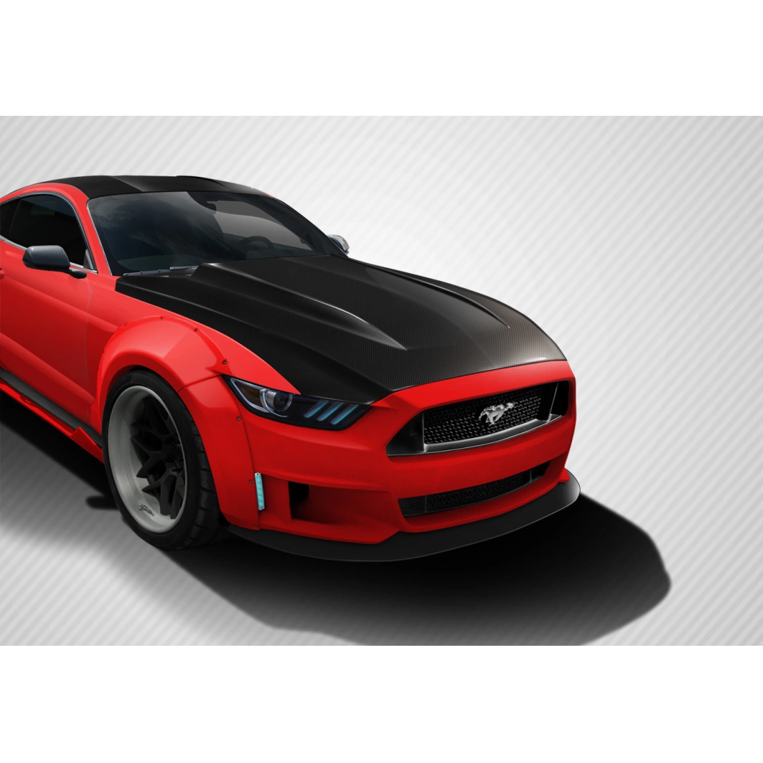 All kind of Exterior/Hoodsfor Ford Mustang 2015. 5