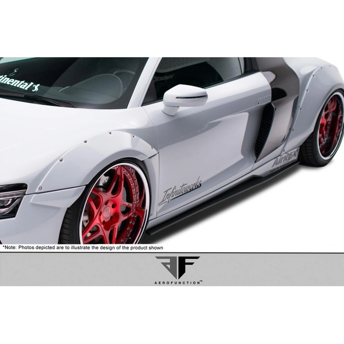 All kind of Exterior/Side Skirtsfor Audi R8 2008. 28