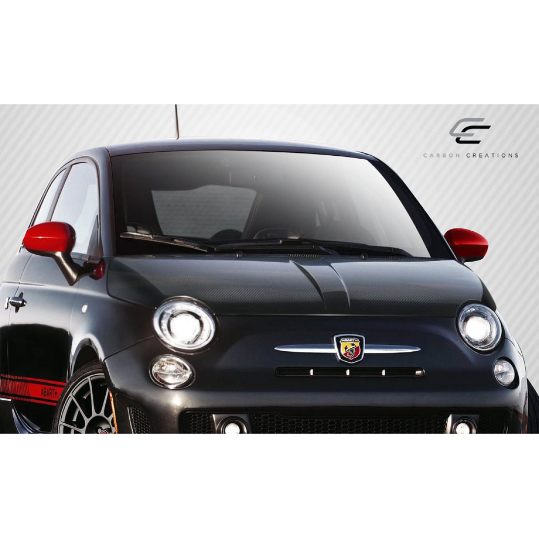 All kind of Exterior/Hoodsfor  Fiat 500 2012. 