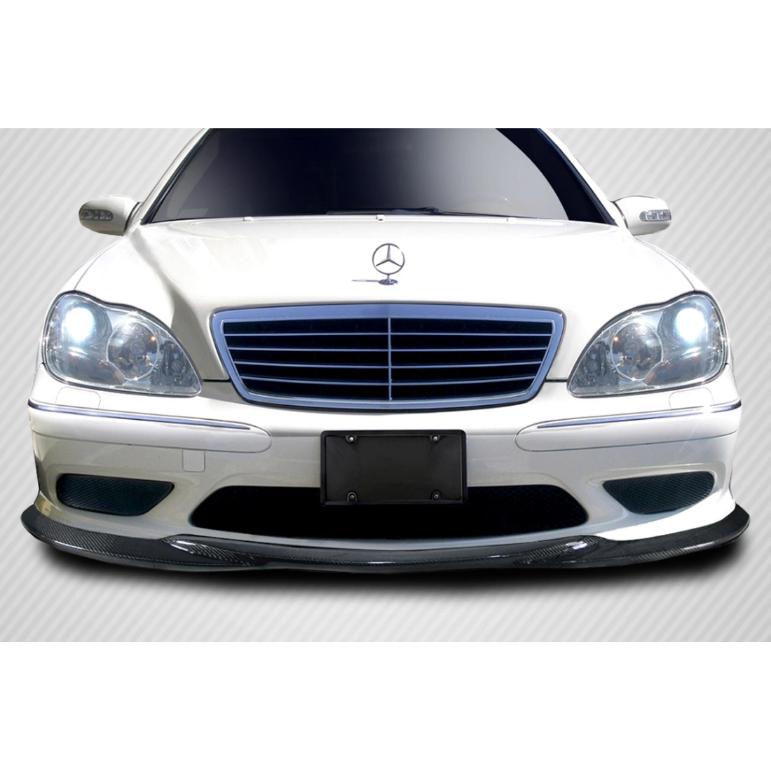 All kind of Exterior/Front Lipsfor  Mercedes-Benz S-Class 2003. 1