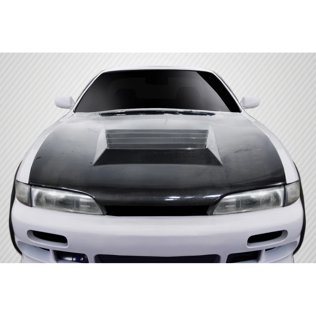 1995-1996 Nissan 240SX S14 Carbon Creations D-Spec Hood - 1