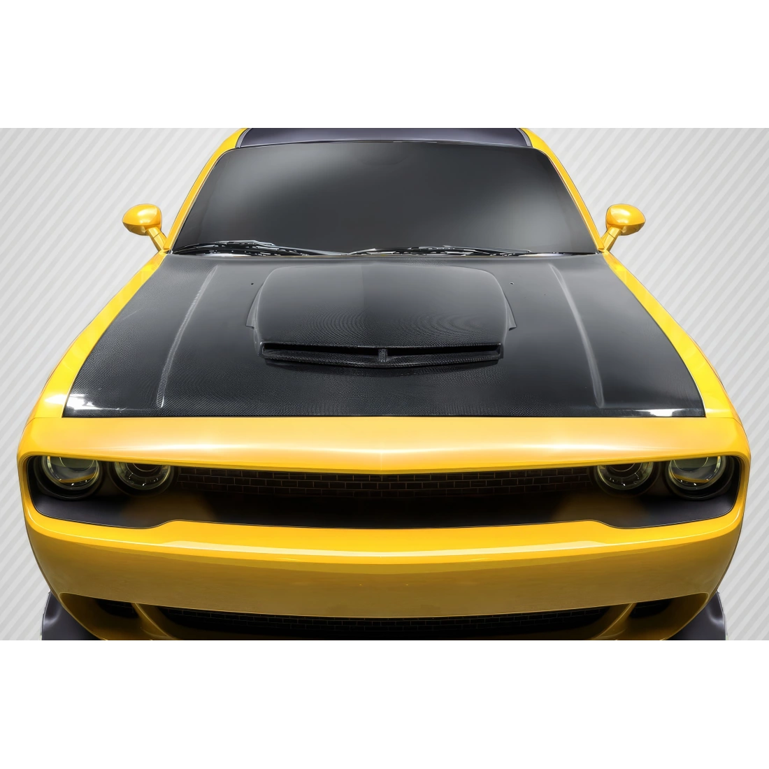 ≪超目玉★12月≫ 2008-2023 Dodge Challenger Carbon Creations TA Look Hood - 1 絵画