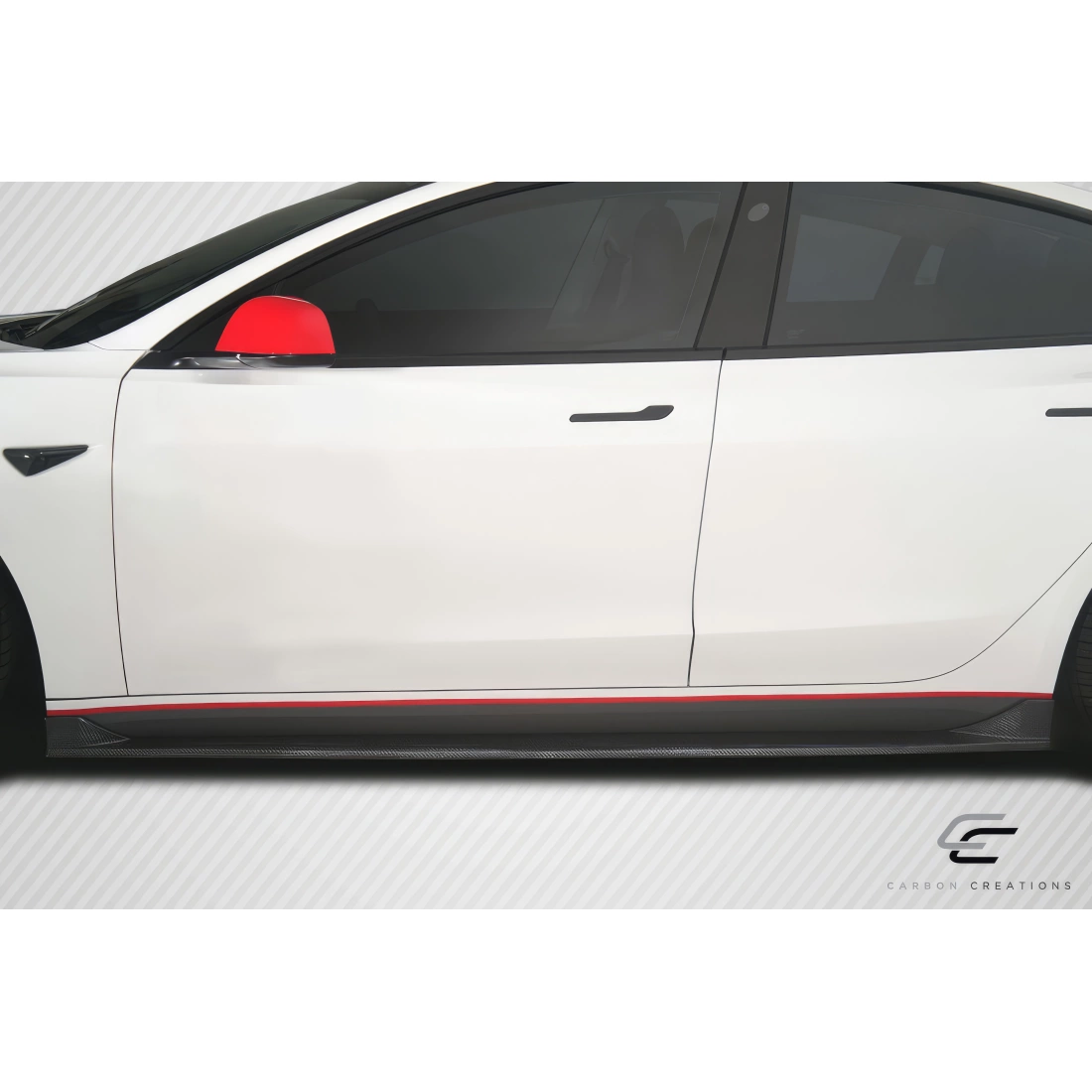 All kind of Exterior/Side Skirtsfor Tesla 3 2017. 1