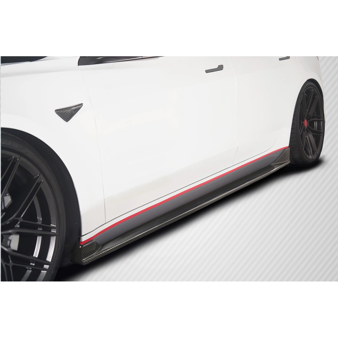 All kind of Exterior/Side Skirtsfor Tesla 3 2017. 5