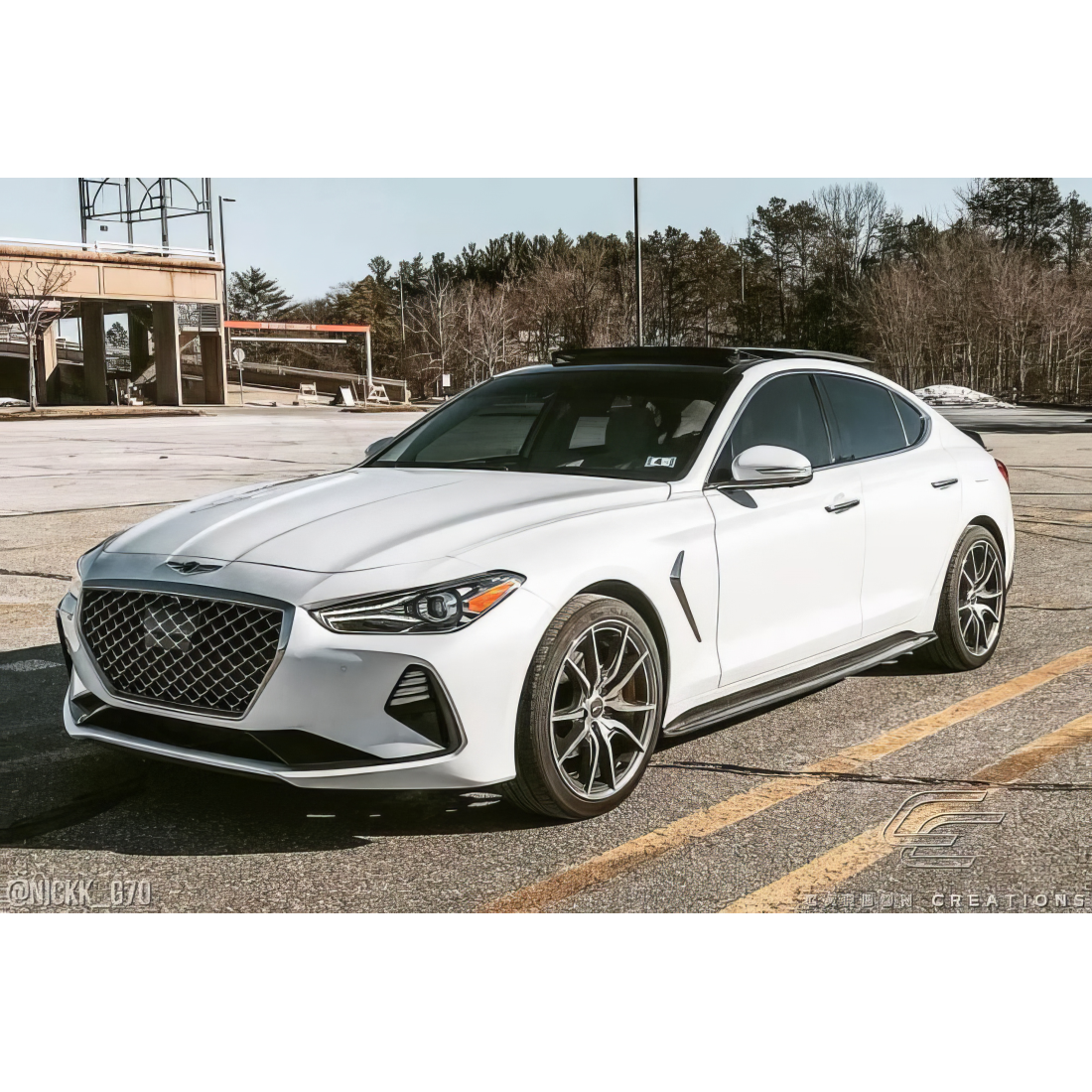 All kind of Exterior/Side Skirtsfor  Hyundai Genesis 2019. 
