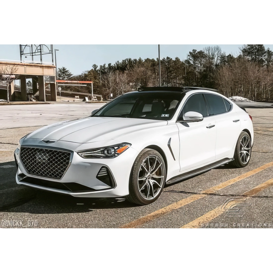 All kind of Exterior/Side Skirtsfor  Hyundai Genesis 2019. 6
