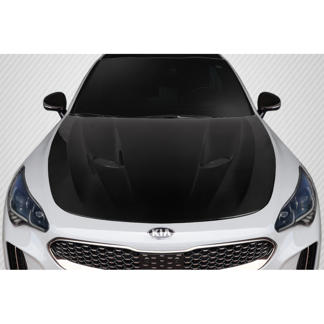 All kind of Exterior/Hoodsfor  KIA Stinger 2018. 