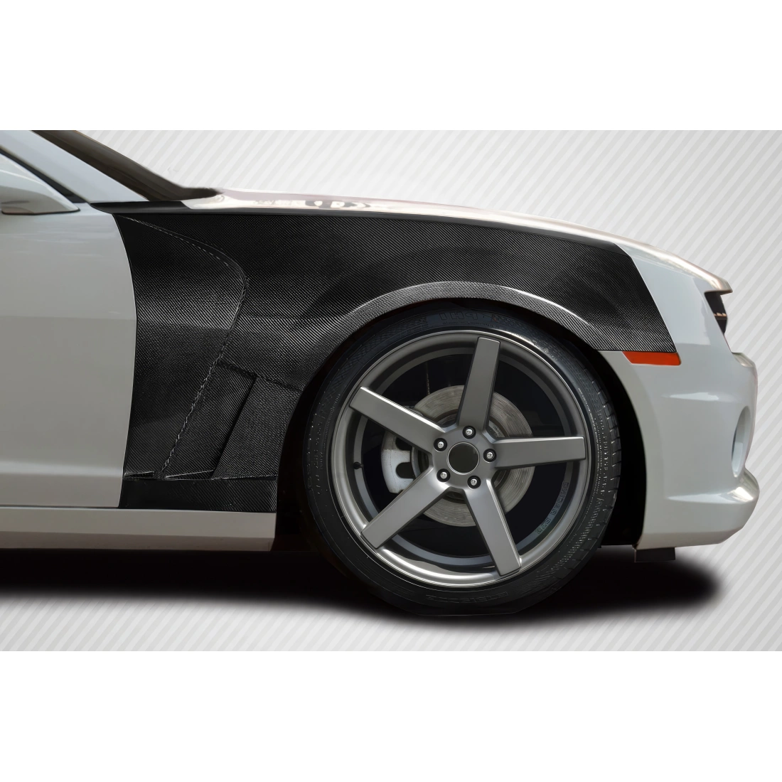 CHEVY CARBON FIBER WHEEL WELL FENDER TRIM MOLDING 4PC W/5YR WARRANTY 5
