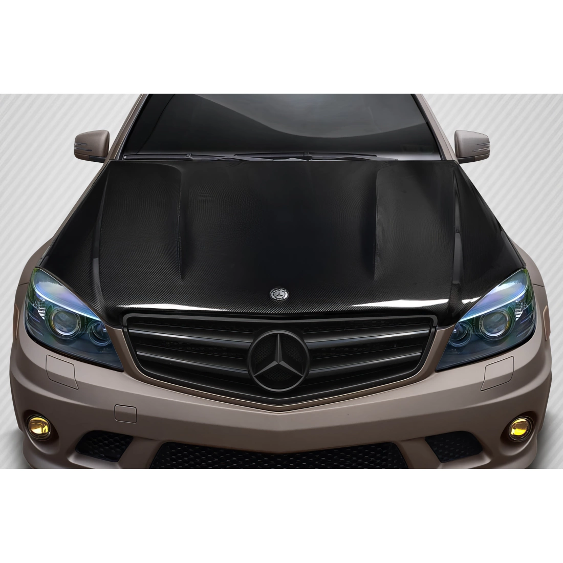 All kind of Exterior/Hoodsfor  Mercedes-Benz C300 2008. 1