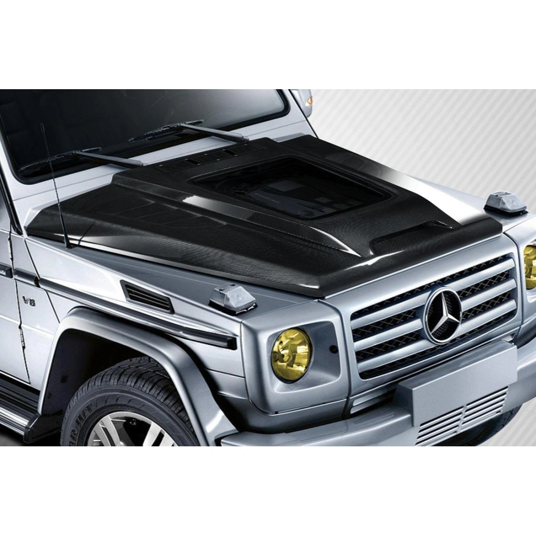 All kind of Exterior/Hoodsfor  Mercedes-Benz G-Class 2000. 3