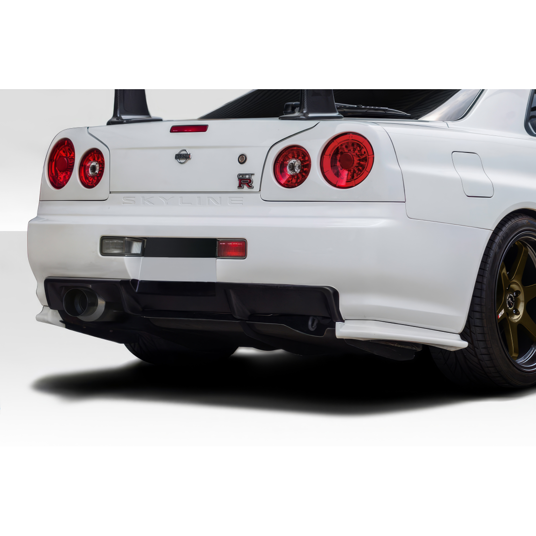All kind of Exterior/Rear Bumpers or Lipsfor  Nissan Skyline 1999. 