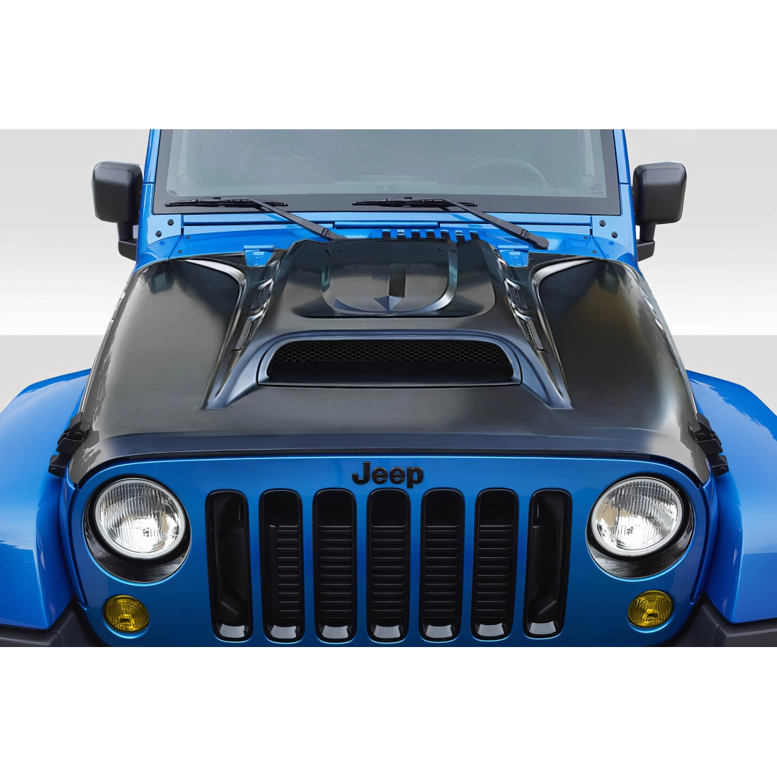 【WOOHWA】UNECK HOOD T Amazon.com: Vented Heat Dispersion Hood Compatible with Jeep