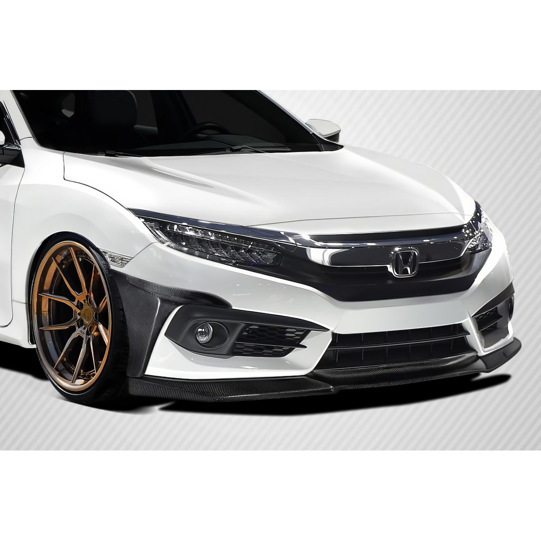 All kind of Exterior/Front Bumpers or Lipsfor  Honda Civic 2016. 