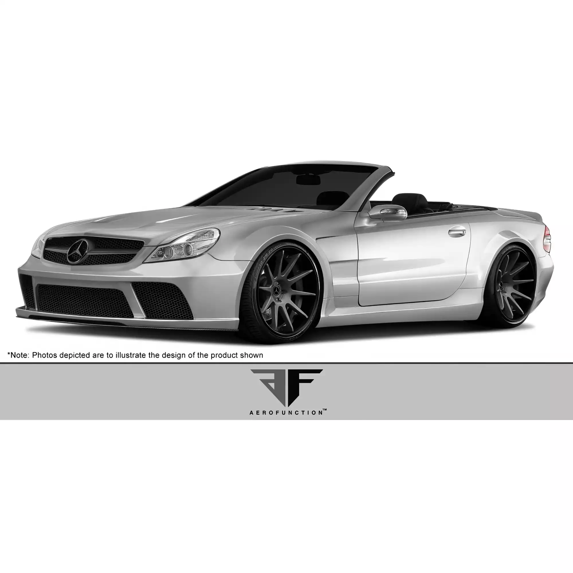 2003-2012 Mercedes SL Class R230 AF Signature Series 2 Wide Body Conversion  Kit ( GFK CFP ) - 12 Piece