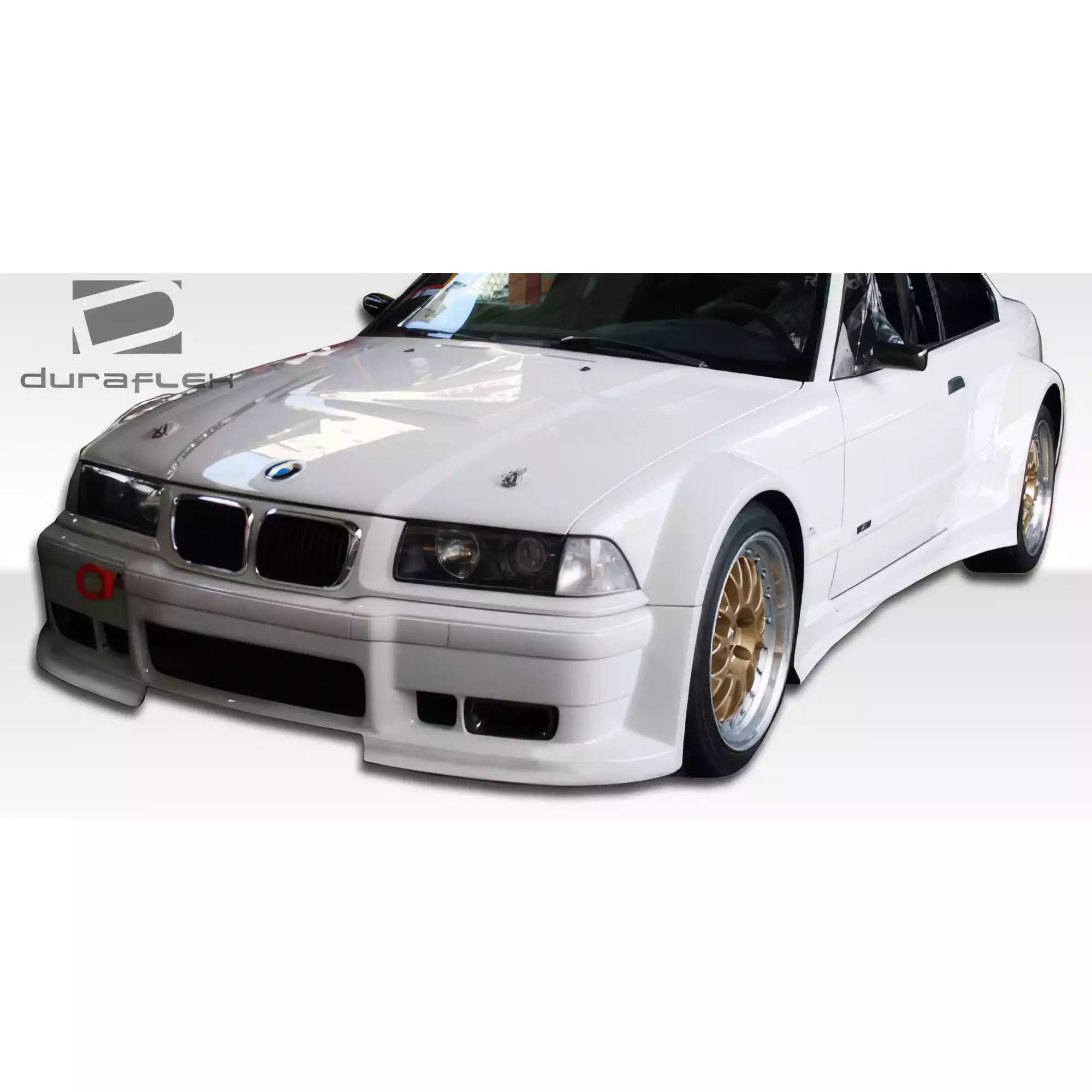 1992-1998 BMW 3 Series M3 E36 2DR Duraflex GT500 Wide Body Side Skirts  Rocker Panels - 2 Piece