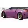 2003-2008 Nissan 350Z Z33 Duraflex Vader 3 Wide Body Side Skirts Rocker Panels - 2 Piece - Image 6