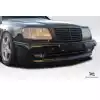 1986-1995 Mercedes E CE Class W124 Duraflex C36 Look Front Bumper - 1 Piece - Image 5