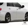 2009-2013 Toyota Corolla Duraflex W-1 Side Skirts Rocker Panels - 2 Piece - Image 1