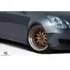 2003-2007 Infiniti G Coupe G35 Duraflex Circuit 75mm Front Fender Flare Caps ( Non Sport Version ) - 2 Piece - Image 2