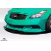 2008-2015 Infiniti G Coupe G37 Q60 Duraflex LBW Front Splitter - 1 Piece - Image 2