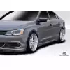 2011-2014 Volkswagen Jetta Duraflex Votex Look Side Skirts - 2 Piece - Image 2