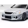 2004-2007 Mitsubishi Lancer Duraflex Trackstar Front Bumper - 1 Piece - Image 3