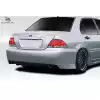 2004-2007 Mitsubishi Lancer Duraflex Trackstar Rear Bumper - 1 Piece - Image 3