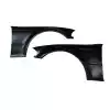 1999-2005 BMW 3 Series E46 4DR Duraflex Alpine Speed Front Fenders ( 30MM ) - 2 Pieces - Image 2