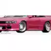 1989-1994 Nissan 240SX S13 Duraflex V-Speed Side Skirts Rocker Panels - 2 Piece - Image 3