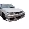 1993-1997 Toyota Corolla Geo Prizm Duraflex Bomber Front Bumper - 1 Piece - Image 1