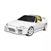 1993-1997 Honda Del Sol Duraflex Aggressive Front Bumper - 1 Piece - Image 1