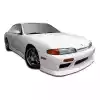 1995-1996 Nissan 240SX S14 Duraflex V-Speed Front Bumper - 1 Piece - Image 1